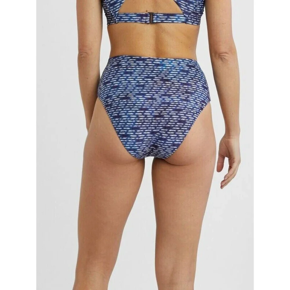 Title Nine Blue Patterned Bikini Bottom - Picture 4 of 13
